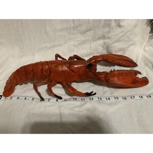 Blow Mold Lobster Decoration Vintage 19 Inches